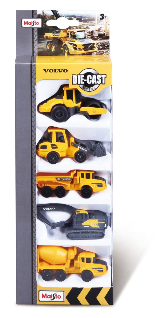 MAISTO SET 5 UTILAJE DE CONSTRUCTII VOLVO - Imagine 1 [ps:a0d96c1f-8f1c-4586-bb8e-9b5e4cc000cd]