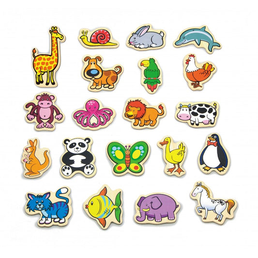 Set animale din lemn magnetice Viga - Imagine 1 [ps:4f2ce7ff-cd88-4152-bfac-32713ea2b152]
