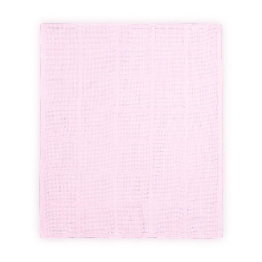 Păturică Croșetată Bumbac Lorelli, 75x100 cm, Albă - Roz (1) [ps:1ac6db0c-39d5-4e9a-ab68-8395968b5adf]