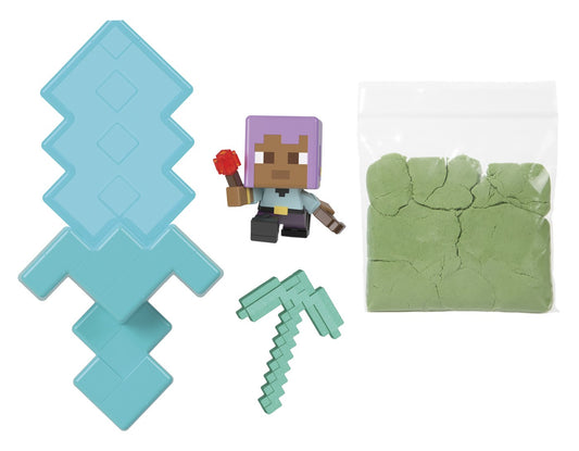 MINECRAFT MINI MODE SET EXPLORARE MINIERA TURQUOISE Mattel - Turquoise (1) [ps:be6b38c9-1470-4d04-96da-731df8420e23]