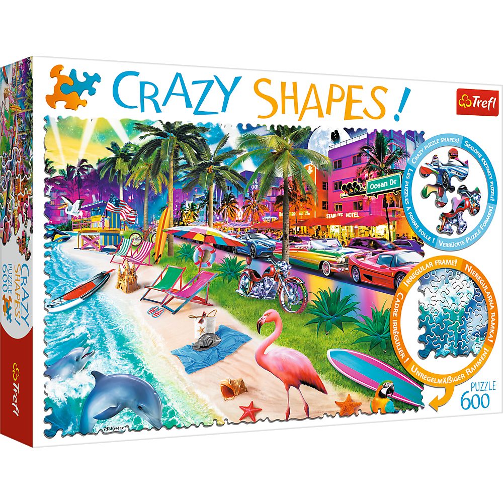 PUZZLE TREFL 600 FORME CIUDATE MIAMI BEACH - Imagine 1 [ps:65c55604-94b5-4012-9307-d20d98d02bd4]