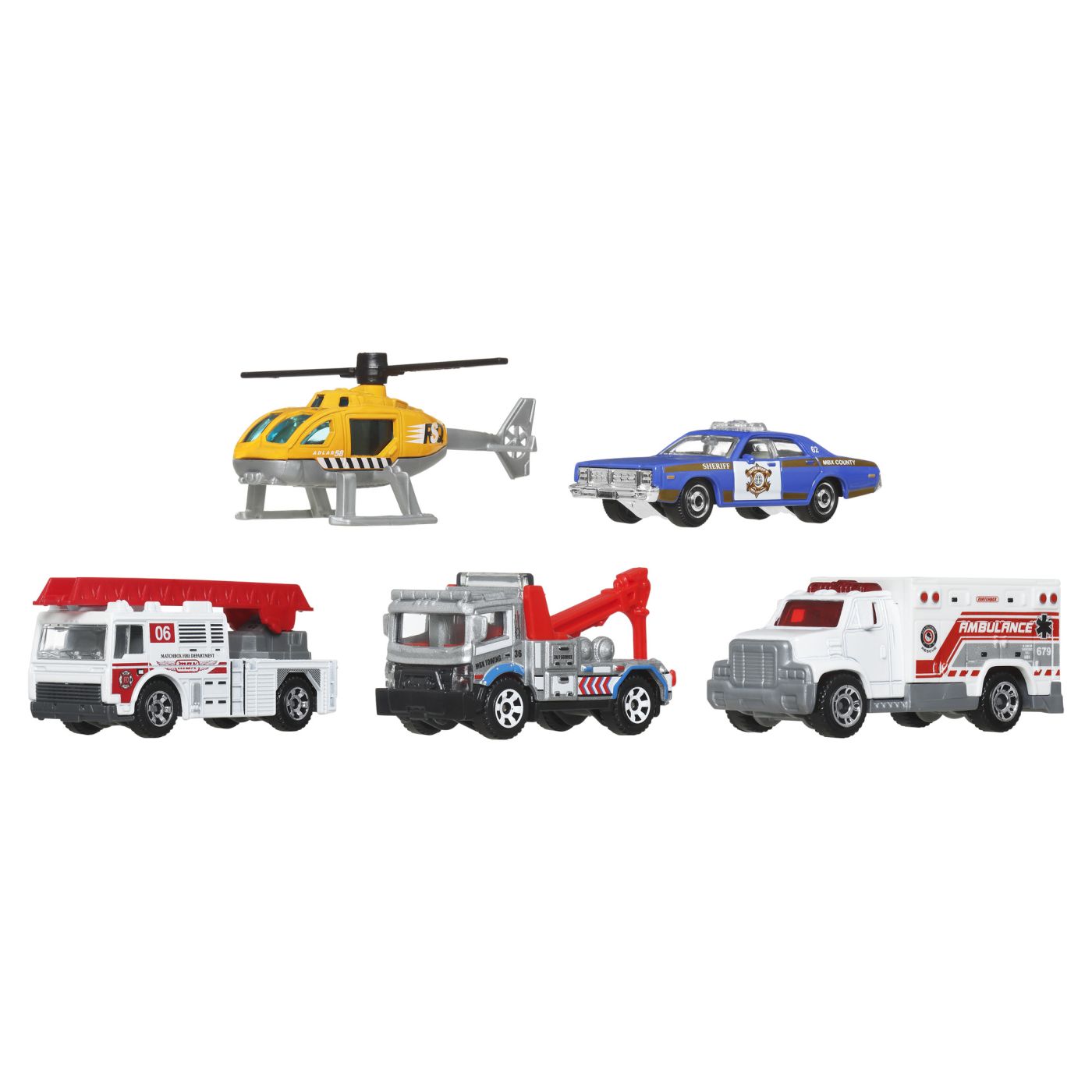 MATCHBOX SET 5 MASINUTE METALICE RESCUE SCARA 1 LA 64 Mattel - Default Title (1) [ps:86c73d3f-2672-47d8-bdf0-ea5da562dc8c]