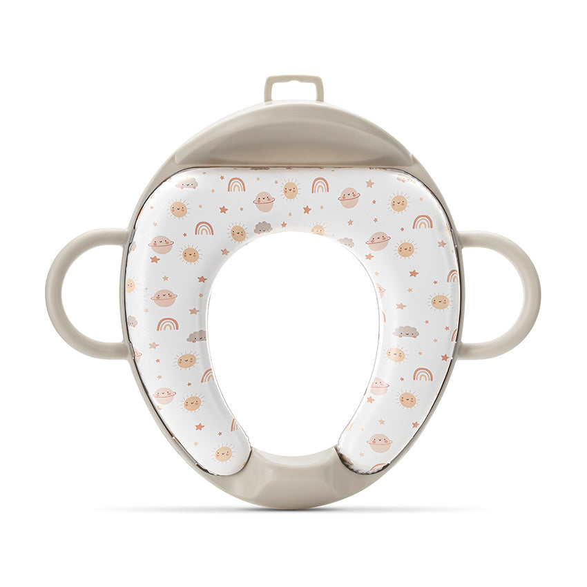 Reductor  moale pentru  toaleta, cu manere si spatar, Princess Pink - Imagine 1 [ps:f4600c53-21a4-40c2-8f5c-a35d8ace6d21]
