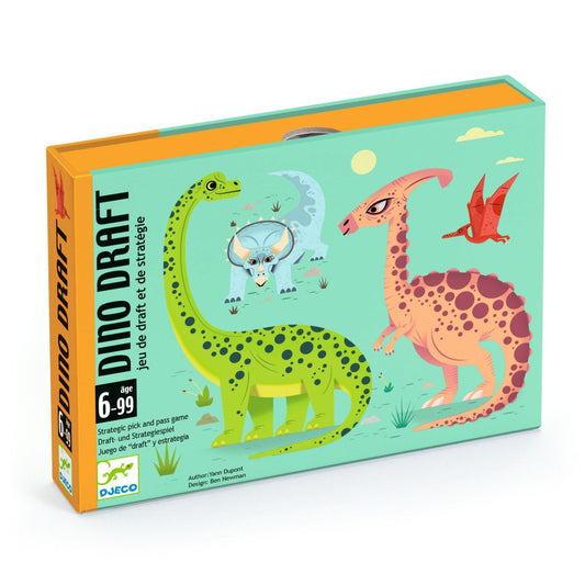 Joc de carti Dino draft, Djeco - Imagine 1 [ps:02f57a98-e766-4165-9cc8-0f9efab7431c]