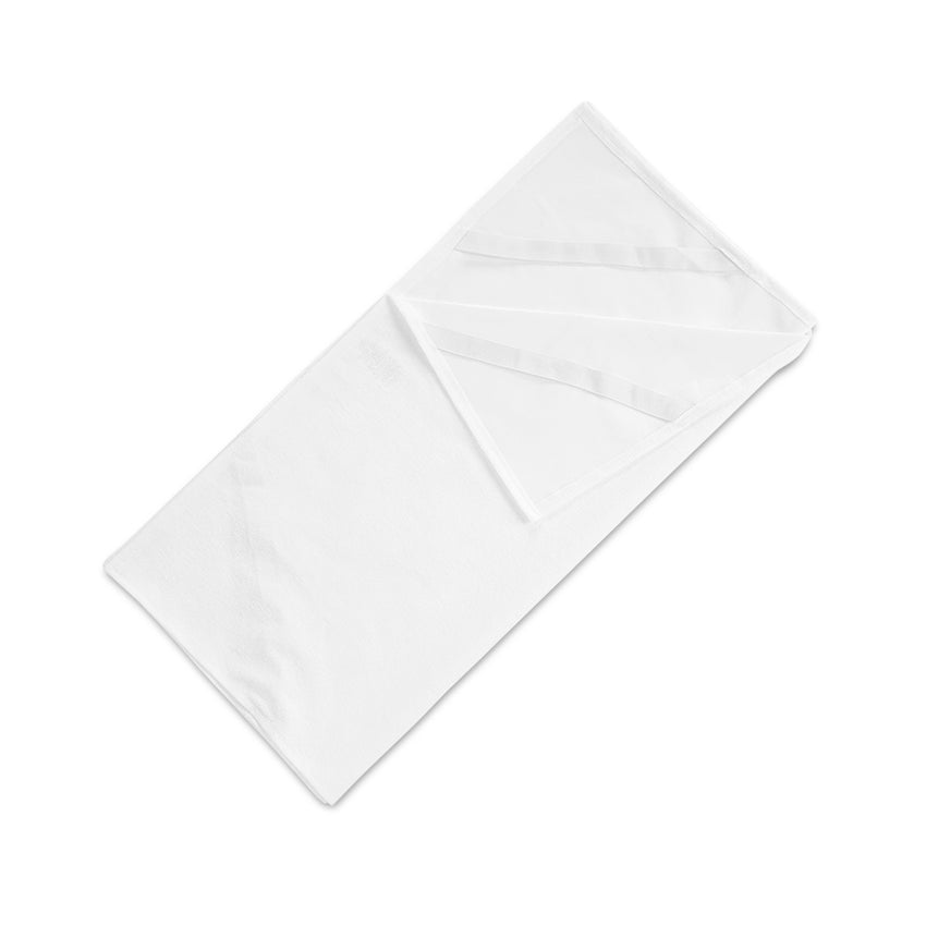 Husa protectie saltea impermeabila, 70 x 140 cm, prindere cu elastic, bumbac 100%, White - Imagine 1 [ps:9fbc8121-e89b-47ec-b630-1d50ad30f84a]