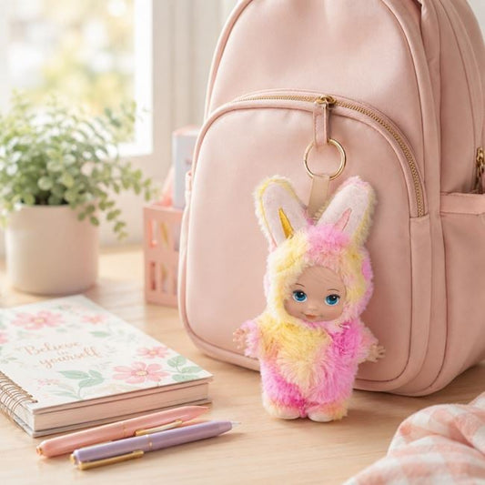 Iepure Bebe Imbracat Bleu-Mov 20cm Jumbo | Jucarie Plush - Roz-Crem (1) [ps:b996f5f0-fa96-4baf-ae81-59b3bbe84fba]