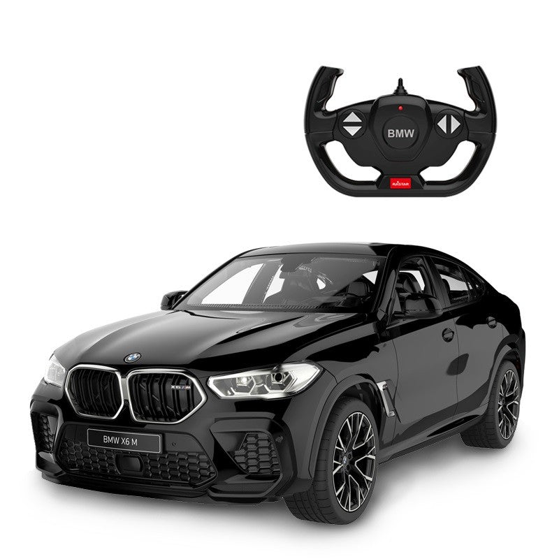 MASINA CU TELECOMANDA BMW X6 M NEGRU SCARA 1 LA 14 Rastar - Negru (1) [ps:1e5a4f14-3eba-46f3-b589-6a1bfe2110c7]