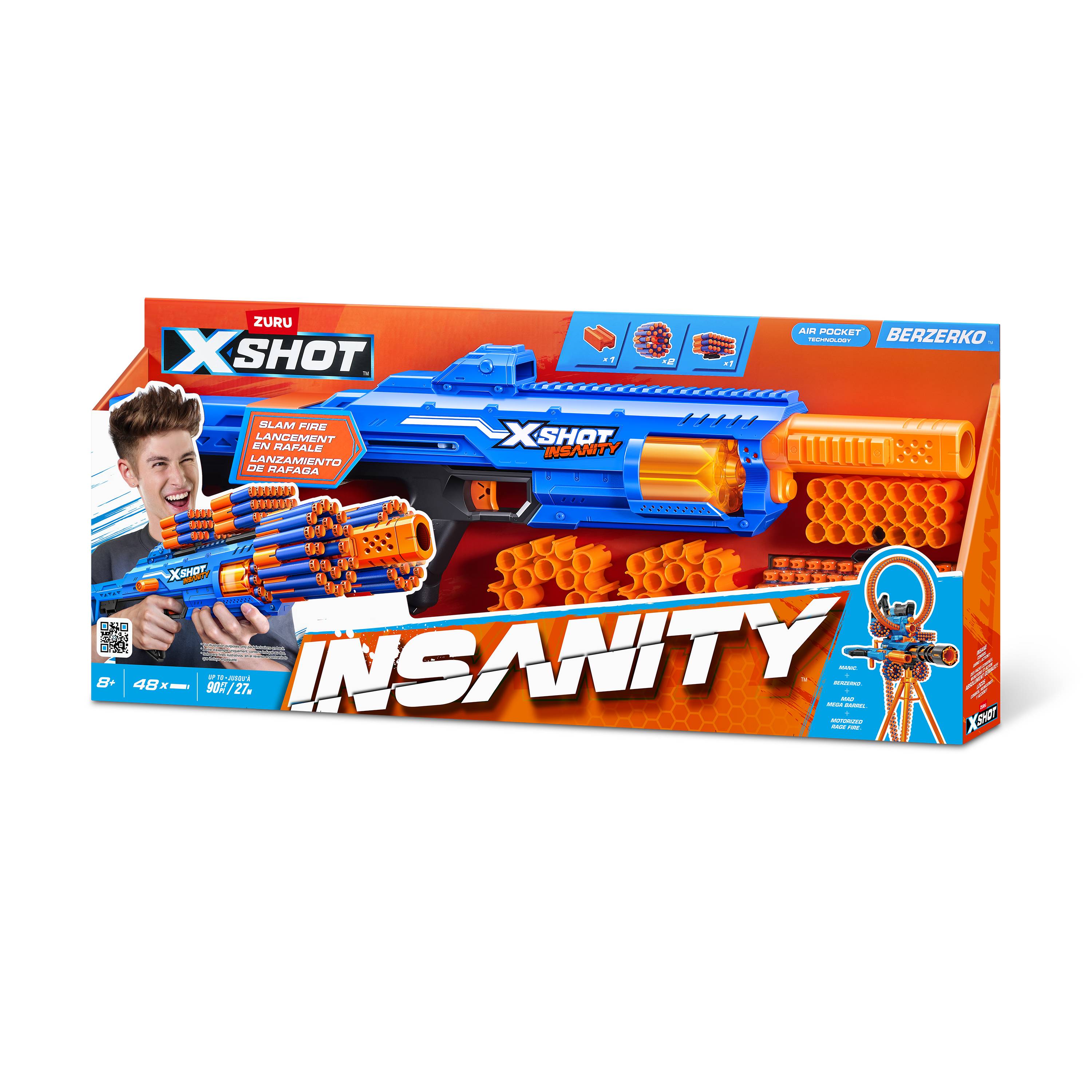 X-SHOT 1 model, arma de jucarie, Insanity Berzerko, 48 - Imagine 1 [ps:ddbdc728-5e44-4b40-a9ad-20c7b5ebaee3]
