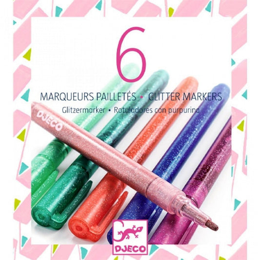 Carioca (marker) cu sclipici Sweet, Djeco - Imagine 1 [ps:70ee6047-ed3b-48da-9fa4-2183c8ba4040]