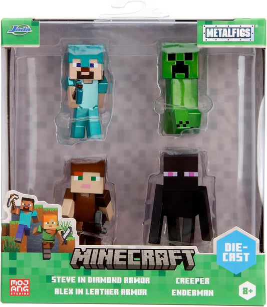 JADA MINECRAFT SET 4 FIGURINE METALICE 6.5CM Simba - Imagine 1 [ps:111a75fe-efc0-4b6a-9506-a3d3ef8c6162]