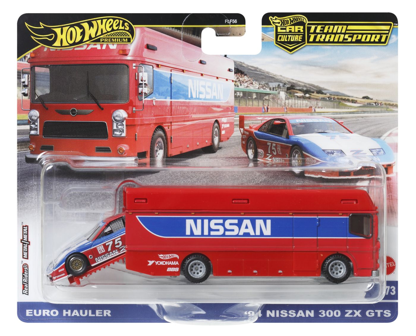 HOT WHEELS TRANSPORTATOR EURO HAULER CU MASINUTA NISSAN - Imagine 1 [ps:eab25993-996a-4c9b-a548-8b0d8c8ec2f3]