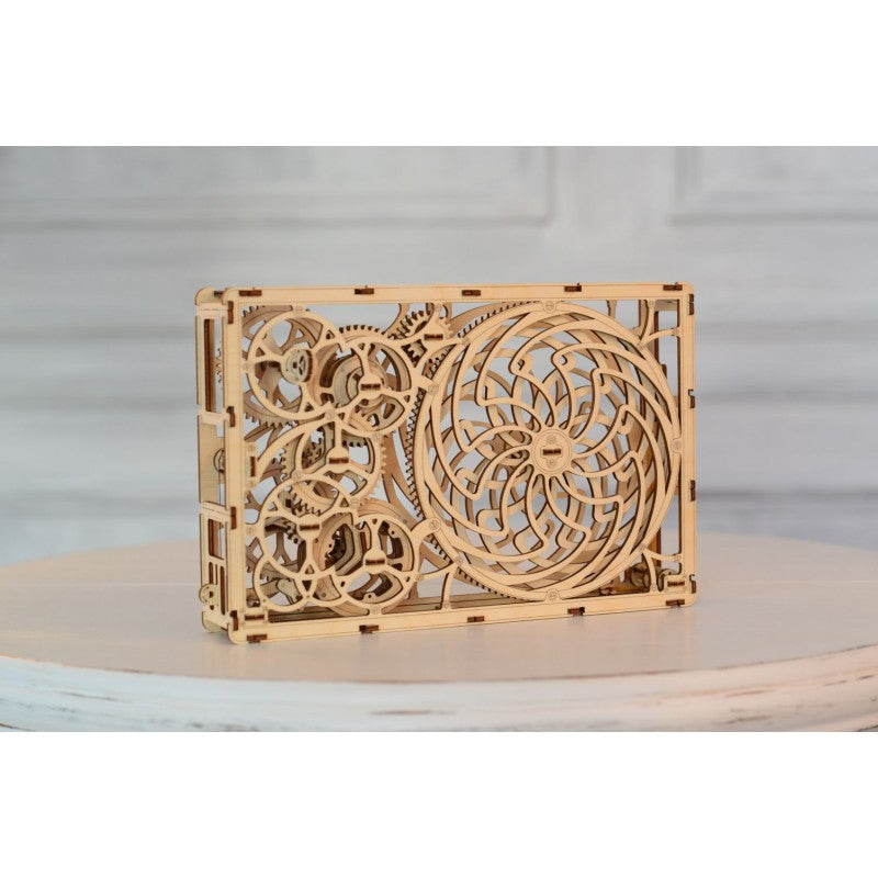 Tablou iluzie optica (Kinetic Picture) puzzle 3D Wooden City - Imagine 1 [ps:ff860c51-b5ef-4e8c-be62-7c5b7d3cb274]