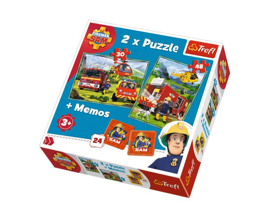 PUZZLE TREFL 2IN1 MEMO POMPIERII IN ACTIUNE - Imagine 1 [ps:7144a16e-bfba-4c39-b0f1-2286fc977043]