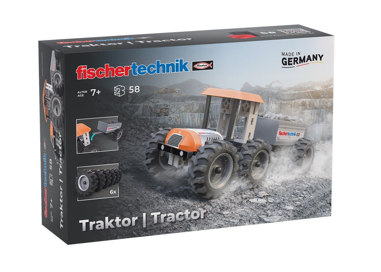 Kit STEM Tractor de asamblat si manevrat, Fischertechnik - Imagine 1 [ps:ce1a247b-0df1-4565-8293-84581c8ec8ae]