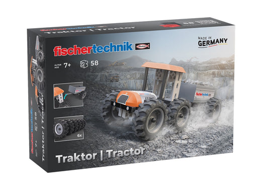 Kit STEM Tractor de asamblat si manevrat, Fischertechnik - Imagine 1 [ps:ce1a247b-0df1-4565-8293-84581c8ec8ae]