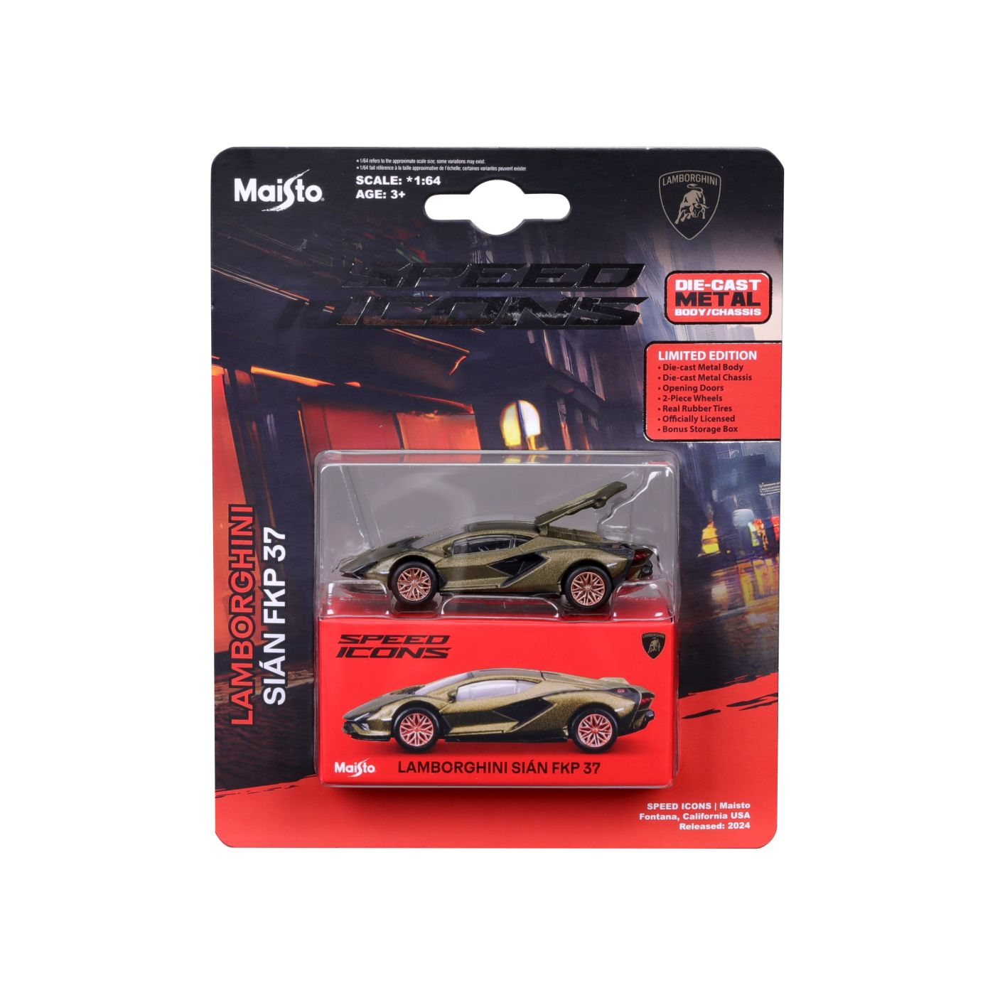 MAISTO MASINUTA METALICA SPEED ICONS LAMBORGHINI SIAN - Imagine 1 [ps:f6857664-cb4a-4a16-8170-95a45e58fdf5]