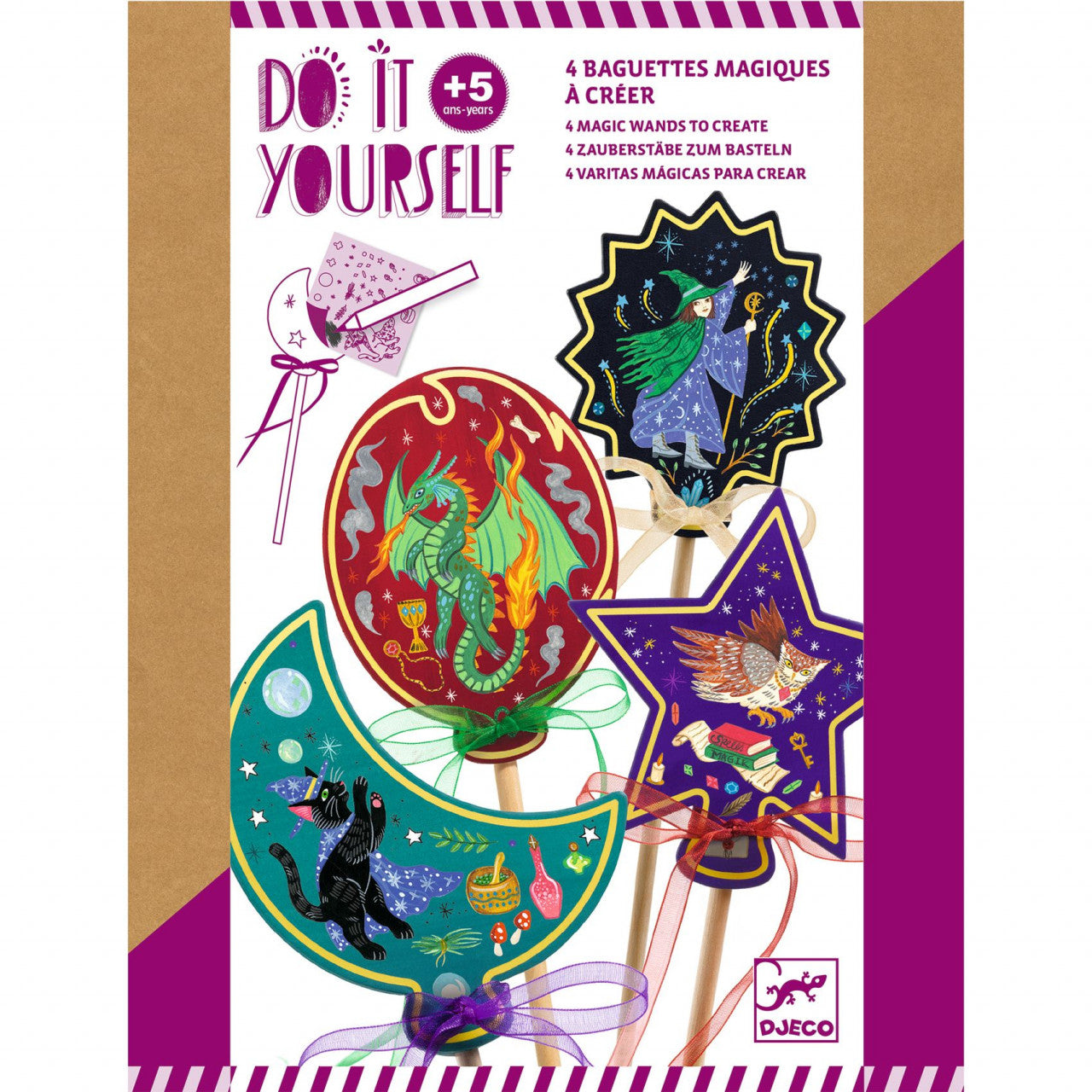 Joc creativ DIY Baghete magice, Djeco - Imagine 1 [ps:9211e601-5d11-4cd9-96b7-9b2c0a40f39c]