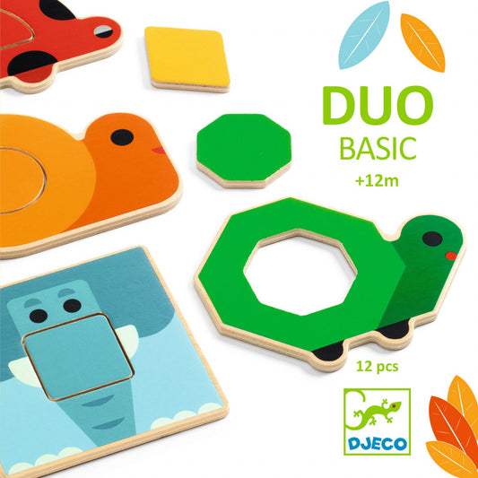 Joc educativ Puzzle DuoBasic, Djeco - Imagine 1 [ps:fbc86300-7dab-4967-b712-062060a0b67a]