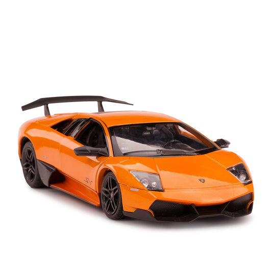 MASINUTA METALICA  LAMBORGHINI MURCIELAGO LP670-4 PORTOCALIU SCARA 1 LA 24 [ps:3cef3a21-91c1-4fff-8c20-d088179eaf1c]