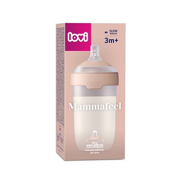 Biberon Mammafeel cu tetina anti-colic 250 ml 21/596, LOVI - Imagine 1 [ps:e923089e-c8dc-499e-b778-83964734c7ce]