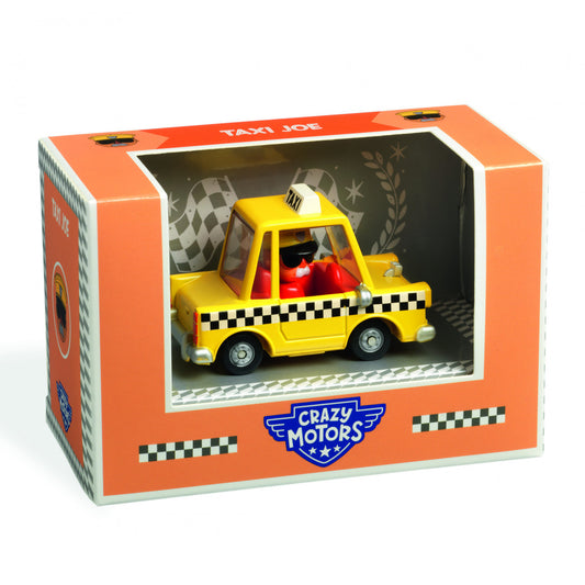Taxiul lui Joe, Colectia Crazy Motors, Djeco - Imagine 1 [ps:e2a4edc9-dd24-470d-b300-ccbe326f3aad]
