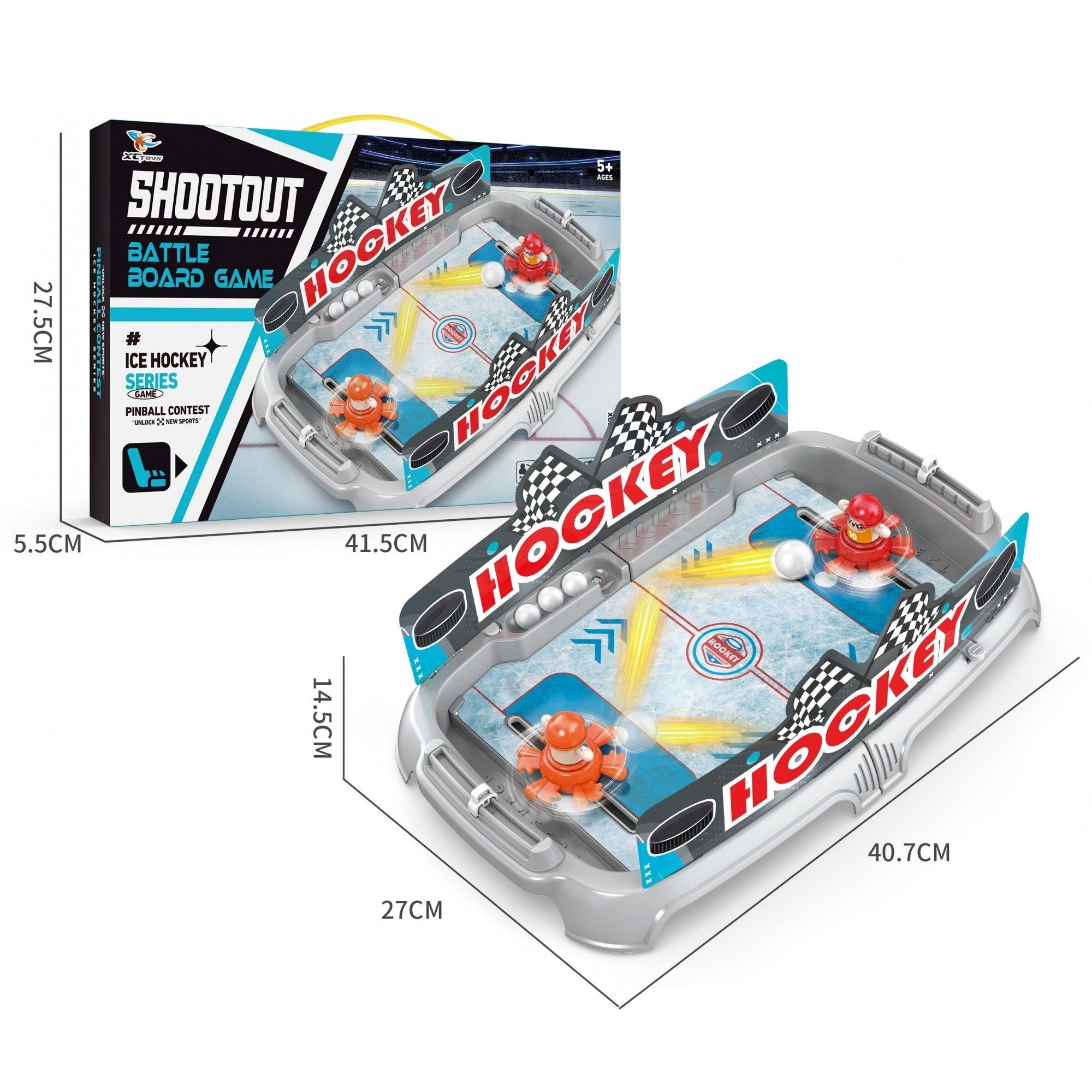 Joc de Masa Fotbal Interactiv Flippy, Verde, 4 Mingi - Hockey (1) [ps:a6f5f7ba-660c-4fdb-9d39-741209b00d4c]