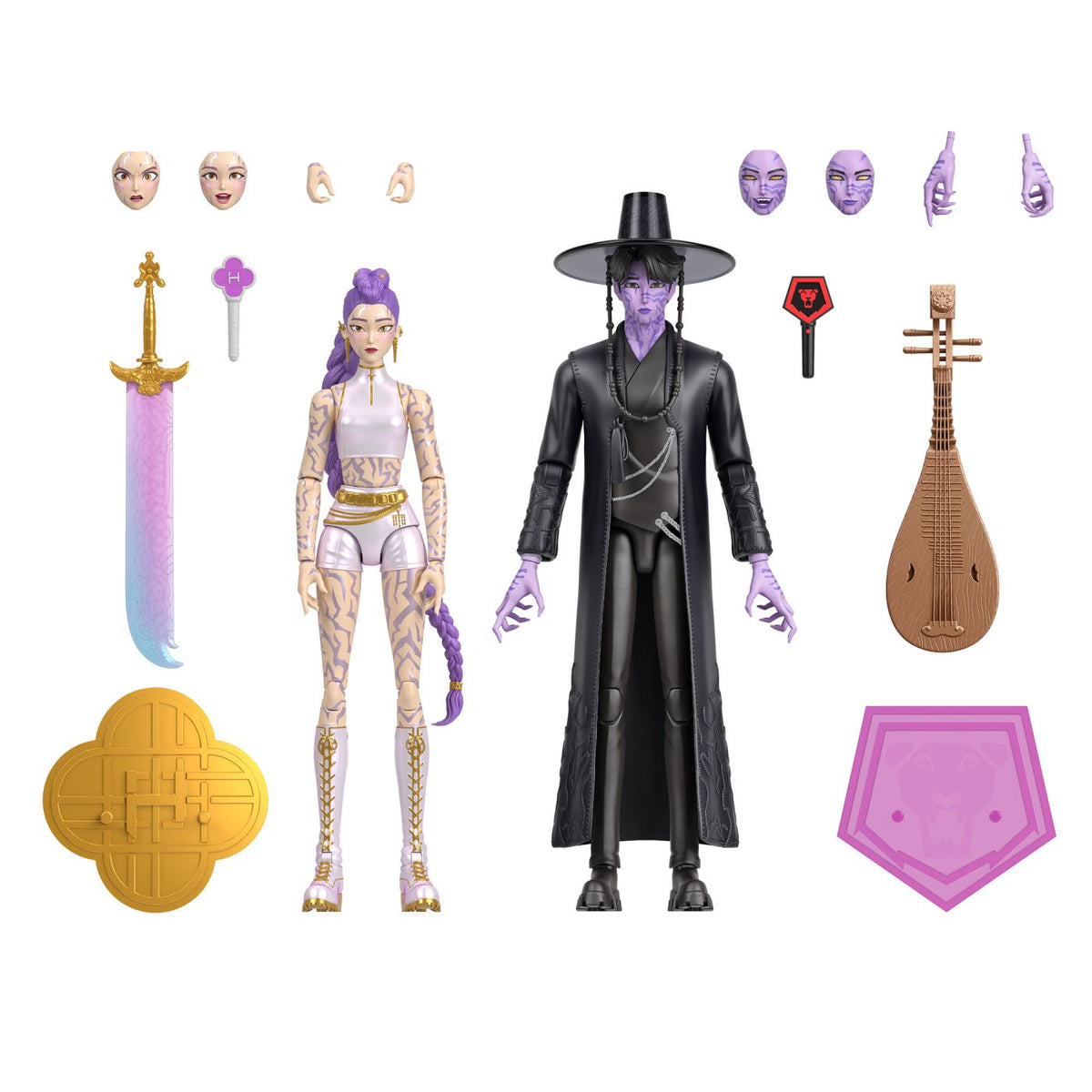 Set Figurine K Pop Vânători de Demoni Rumi și Jinu Mattel - Default Title (1) [ps:c141e82d-884a-42f7-a901-97e025f0b345]