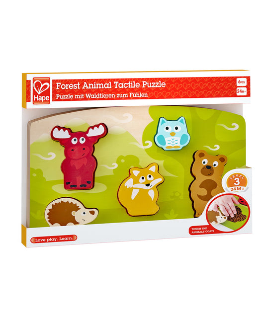 HAPE PUZLLE TACTIL -  ANIMALELE DIN PADURE - Imagine 1 [ps:b19086b8-96ab-49ff-a46a-2cf0192b76cc]