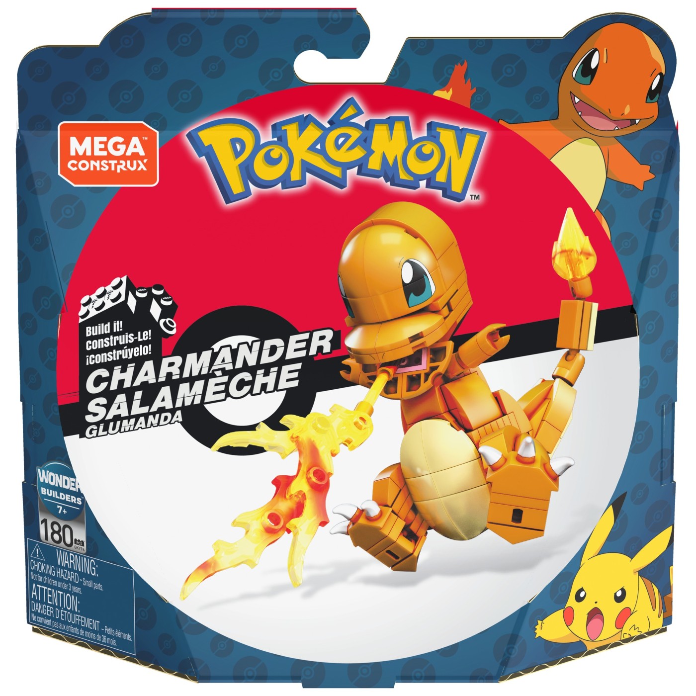 POKEMON MEGA CONSTRUX SET DE CONSTRUCTIE CHARMANDER - Imagine 1 [ps:a8ed67a5-1860-42e0-aaec-e1a67e551535]