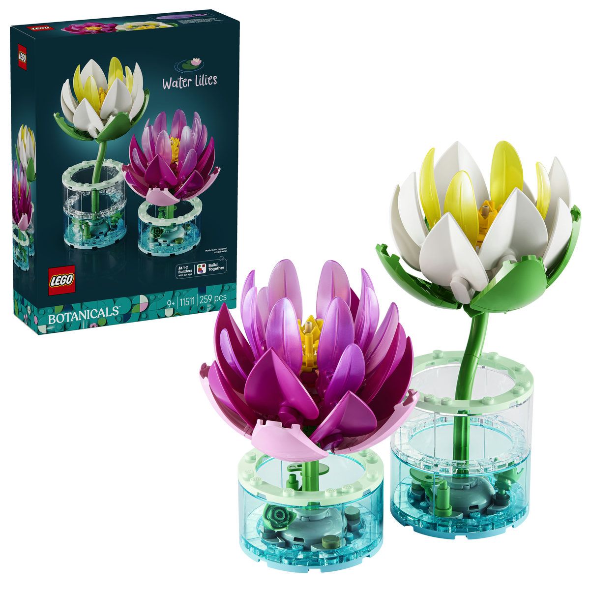 LEGO Botanicals Nuferi 11511 - Set Flori de Constructie - Default Title (1) [ps:b5ebdfd5-3f39-4db7-9ec1-9a38f8e2ac7d]