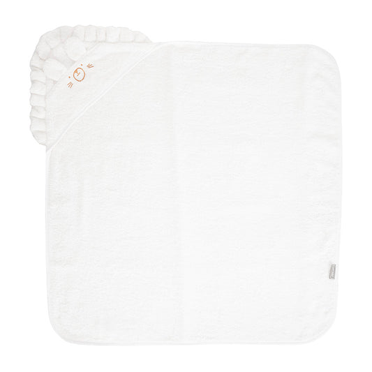 Prosop Baie Bebe cu Glugă Lorelli, Bumbac, Alb, 90x90 cm - White (1) [ps:2aeb022a-3f02-4ff1-8c57-3feea8a6ed94]