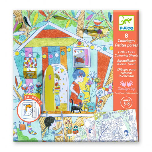 Planse de colorat cu surprize Jocurile Ninei, Djeco - Imagine 1 [ps:3066c553-0d6c-4ce6-8cc4-92bf535b574e]
