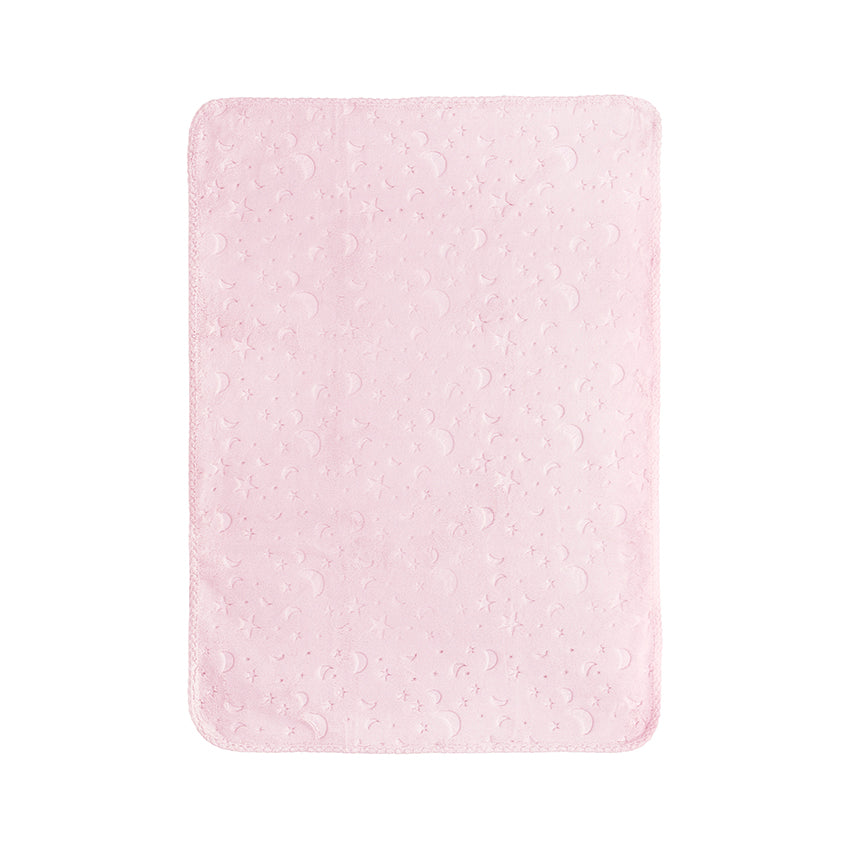 Păturică Bebeluși Lorelli Twinkle, Albă, 80x110 cm - Pink (1) [ps:3fc29ae5-bb90-4caa-bac3-68fee54a920e]