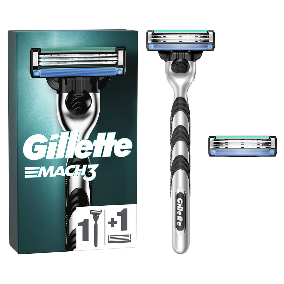 GILLETTE Mach3, aparat de ras, + 2 rezerve - Imagine 1 [ps:bd76eb0e-7330-4f3a-af63-3588e469f175]