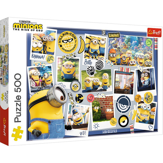 PUZZLE TREFL 500 MINIONII COLECTIA FOTO - Imagine 1 [ps:7fe1d709-5ca5-424c-8e37-898cbc299a67]