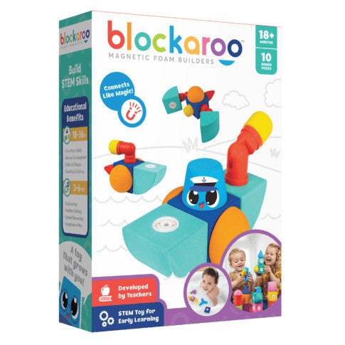Set cuburi din spuma cu magnet Blockaroo, Barca 10 piese - Imagine 1 [ps:092b22c9-5727-4473-a371-dead96e306de]