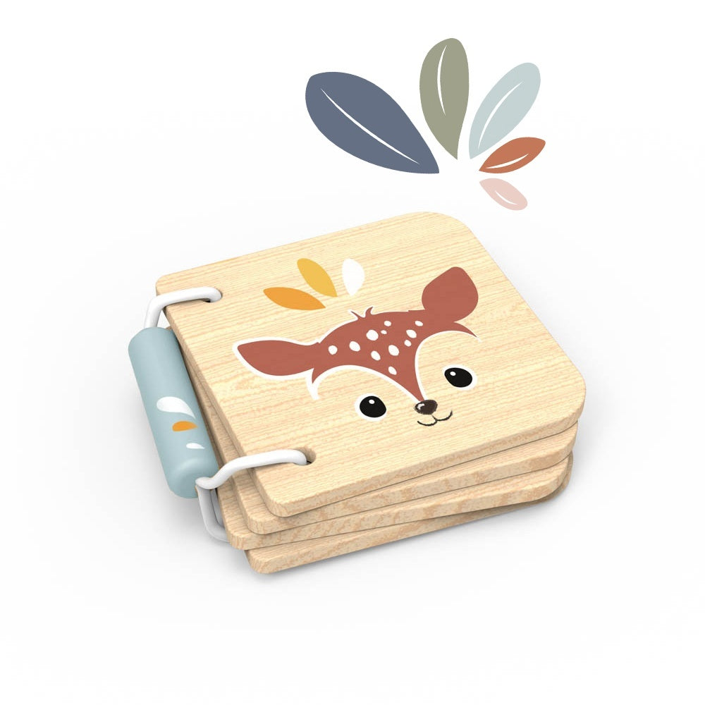 Carticica din lemn pentru bebelusi, Speedy Monkey - Imagine 1 [ps:93f46092-2604-4594-8e8d-7eb4048a8e98]