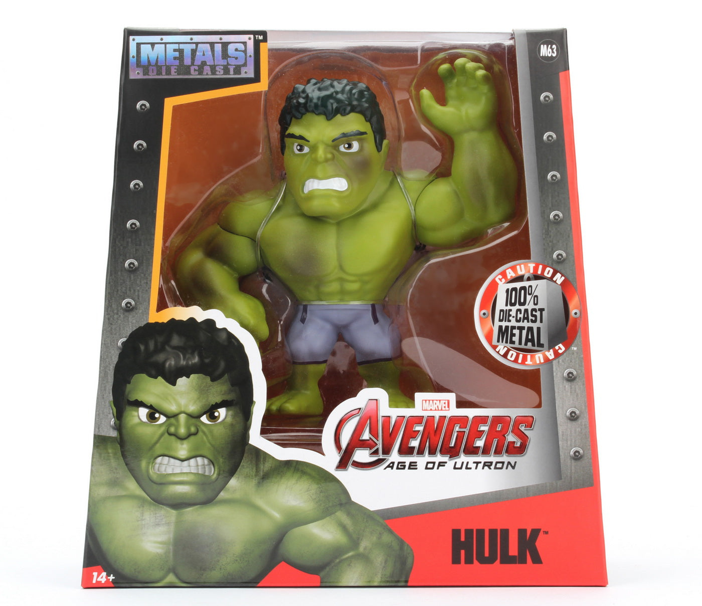 MARVEL FIGURINA METALICA HULK 15 CM Simba - Imagine 1 [ps:930b8fbd-f70c-46e6-8ca7-d9f050e7e025]