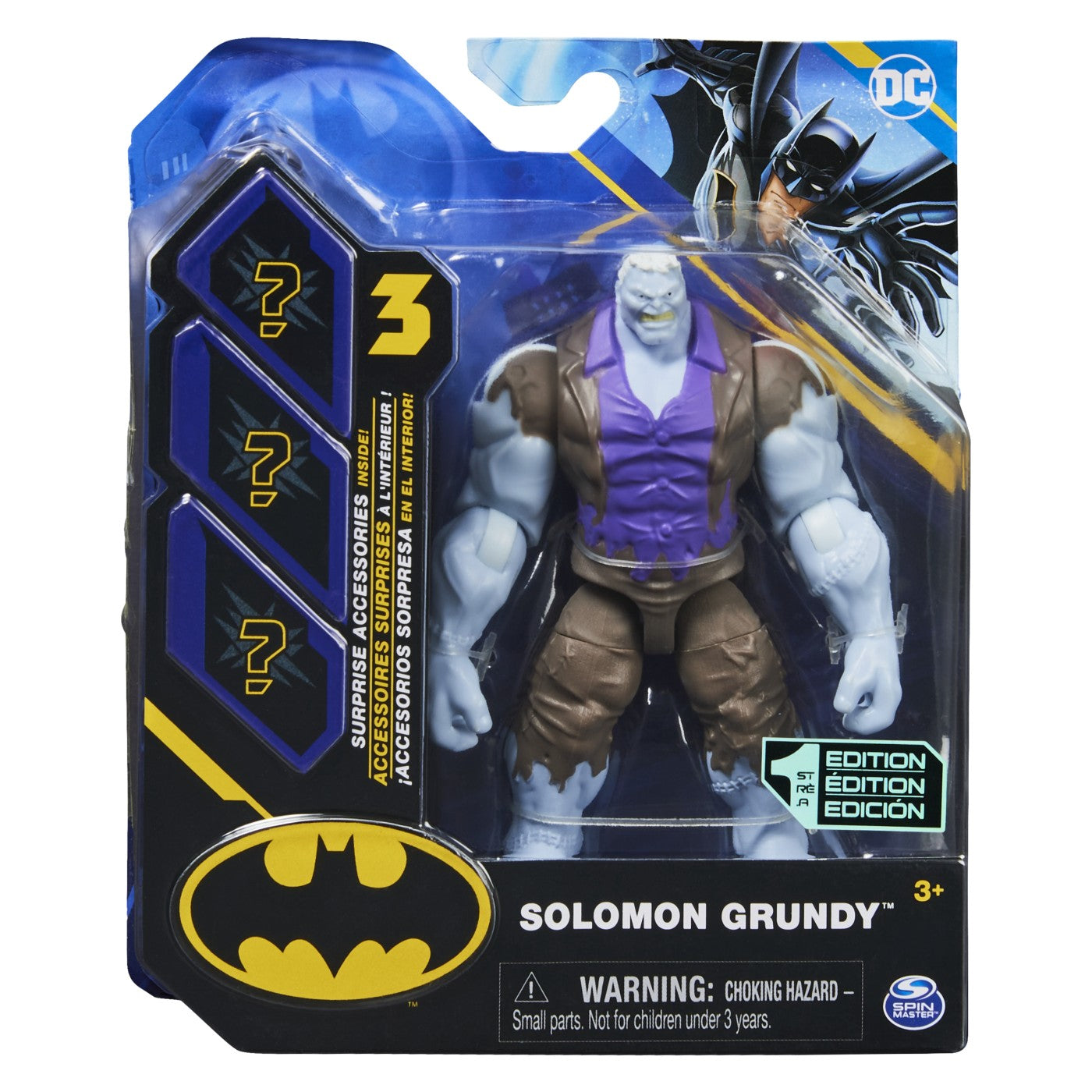 FIGURINA SOLOMON GRUNDY ARTICULATA 10CM CU 3 ACCESORII - Imagine 1 [ps:64bd873b-10ec-49d9-bd75-2455f6851b10]
