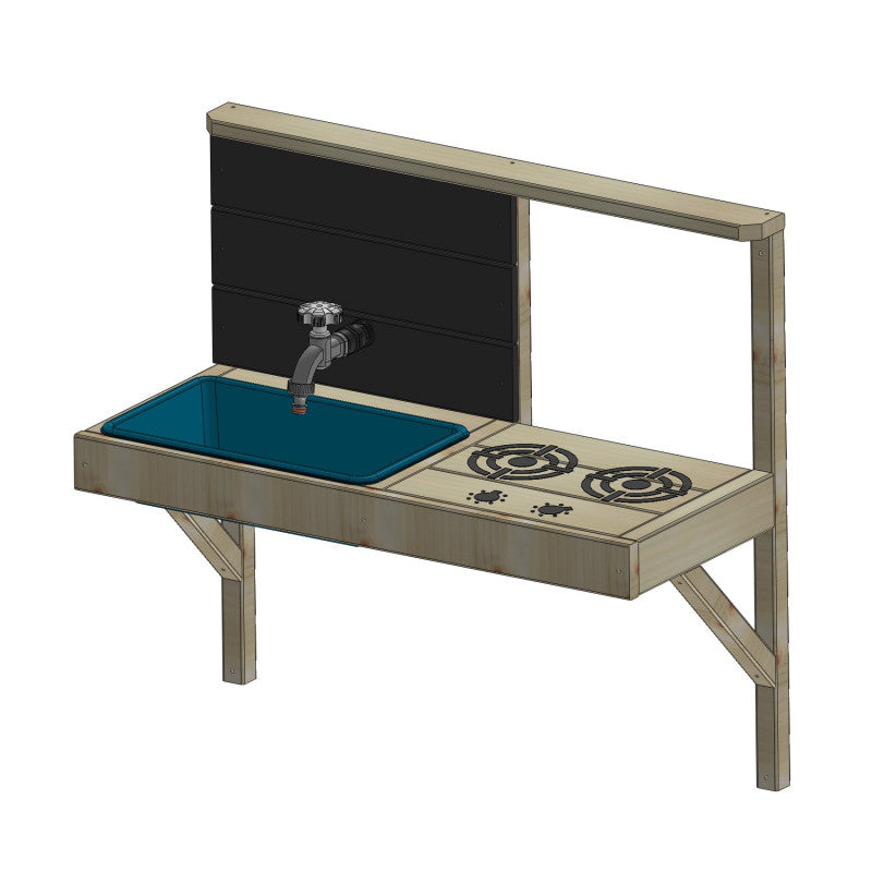 Modul bucatarie pentru casute de gradina, Wendi Toys - Imagine 1 [ps:9703dc6a-74f2-4223-bee6-0fcbce42d0d1]