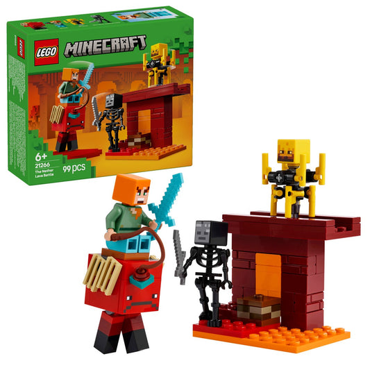 LEGO MINECRAFT BATALIE DEASUPRA LAVEI ÎN NETHER 21266 - Imagine 1 [ps:7c5487dd-568a-46a4-b5b1-d8d9d50c05c2]
