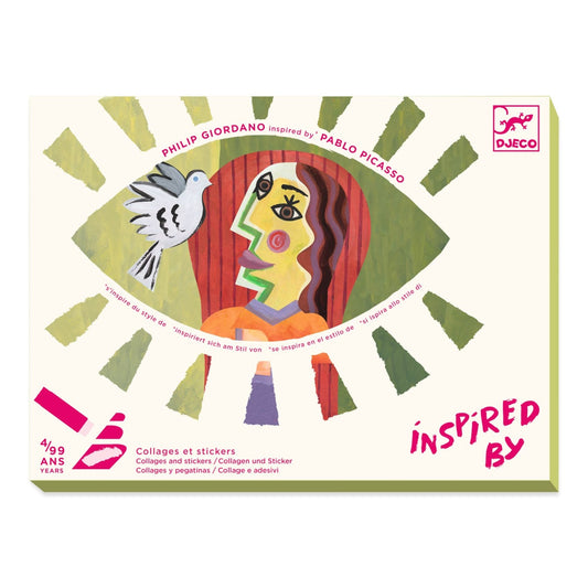 Atelier creativ Cap patrat Inspired by Picasso, Djeco - Imagine 1 [ps:63b403d6-6dbf-41f9-9e17-285a98d08577]
