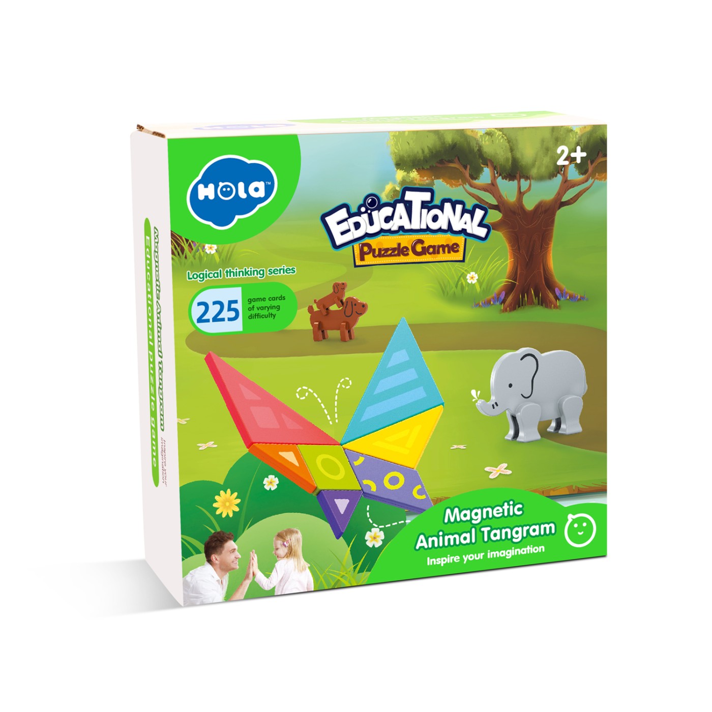 JOC EDUCATIONAL TANGRAM MAGNETIC Jucarii Bebe - Imagine 1 [ps:1dd4d56e-9d31-45bb-b04d-d16836a8479a]
