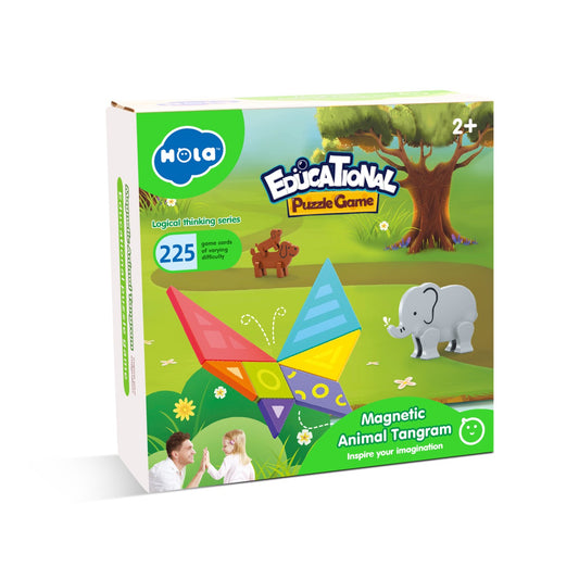 JOC EDUCATIONAL TANGRAM MAGNETIC Jucarii Bebe - Imagine 1 [ps:1dd4d56e-9d31-45bb-b04d-d16836a8479a]