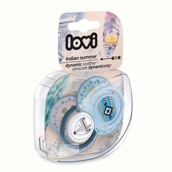 Lovi Suzeta Silicon Dynamic 0-3M 2 Pcs Indian Summer Baiat - 22/855Boy [ps:ad0f7b88-3ebb-4d11-aa9c-cfc96d7fd5fb]