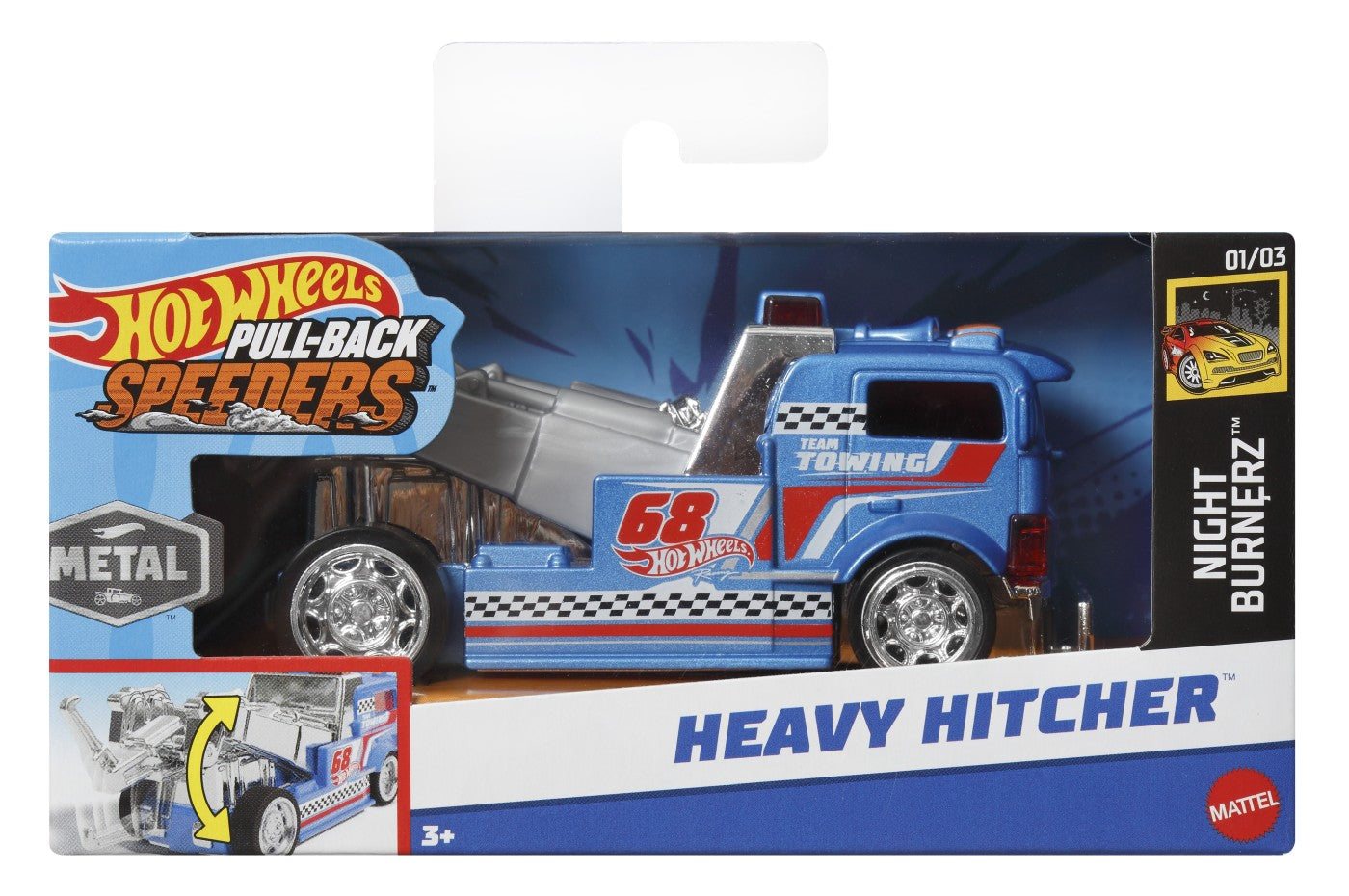 HOT WHEELS MASINUTA METALICA CU SISTEM PULL BACK HEAVY - Imagine 1 [ps:dd212f6c-9f36-4de2-a40b-a5b43cd13a9b]