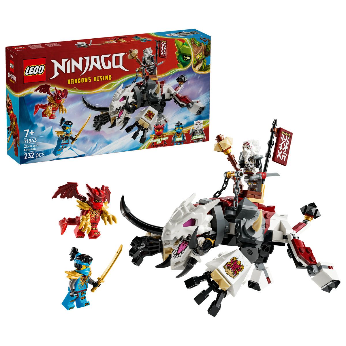 LEGO NINJAGO Zilvar și Monstrul Dragon Grimtak 71863 - Default Title (1) [ps:6aba61fc-82b1-420c-8929-04f7841a339f]