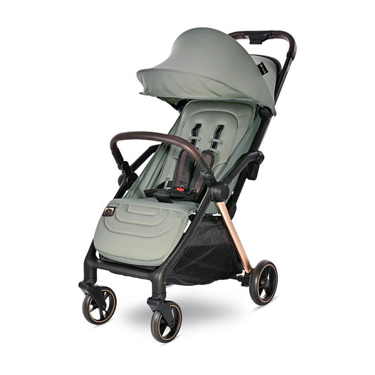Cărucior Nou-Născut Lorelli Loret Autofold, Grey - Green (1) [ps:be5b4779-0195-4399-9af5-a7bb61de35b0]
