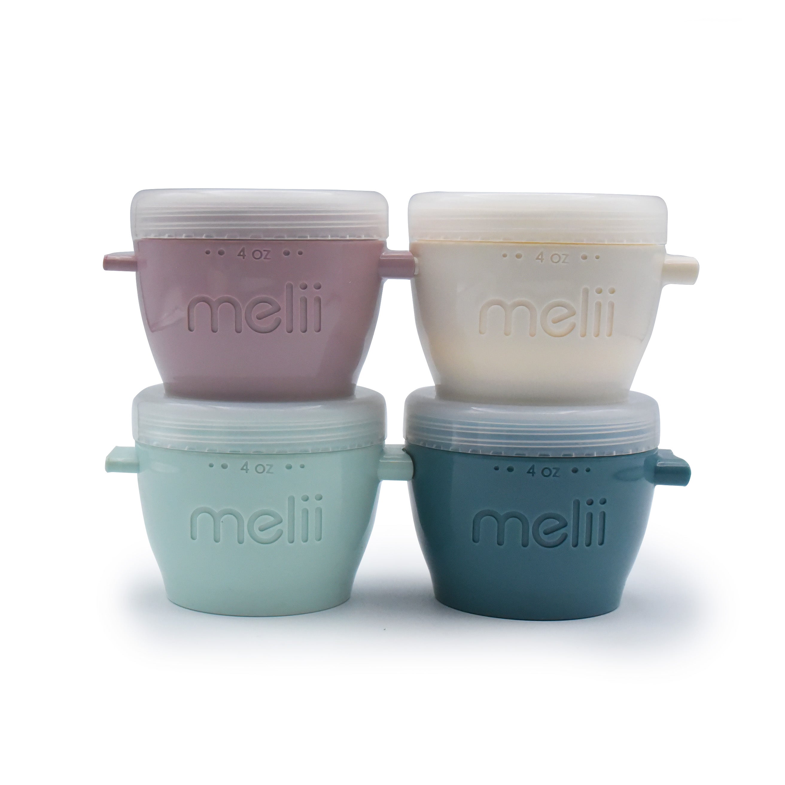 SET 4 RECIPIENTE SILICON SNAP&GO, MELII LUXE, 4*118 ML - Imagine 1 [ps:423ccb7e-3fb6-43f7-bd40-18de5192fcb2]