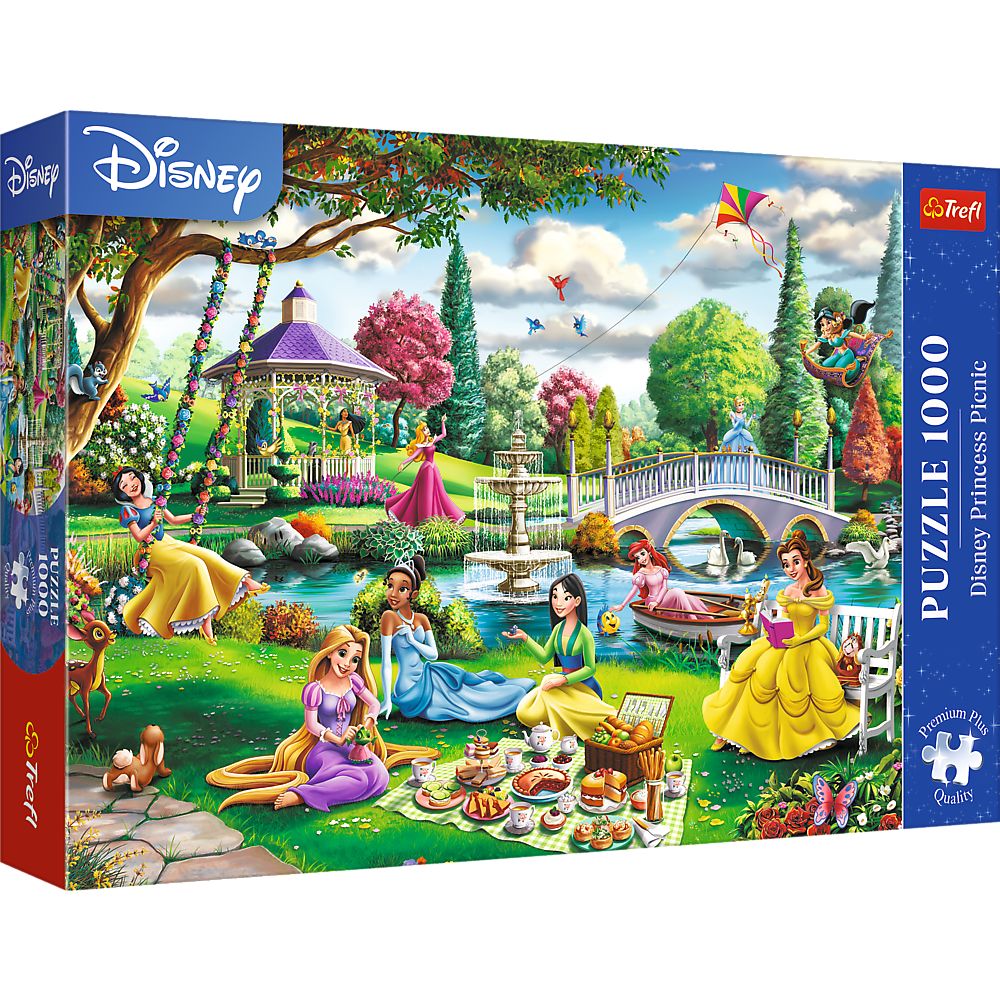 PUZZLE TREFL 1000 PREMIUM PLUS DISNEY PRINCESS PICNIC - Imagine 1 [ps:5a74d200-89ec-4fa2-95a3-6d16de619dda]